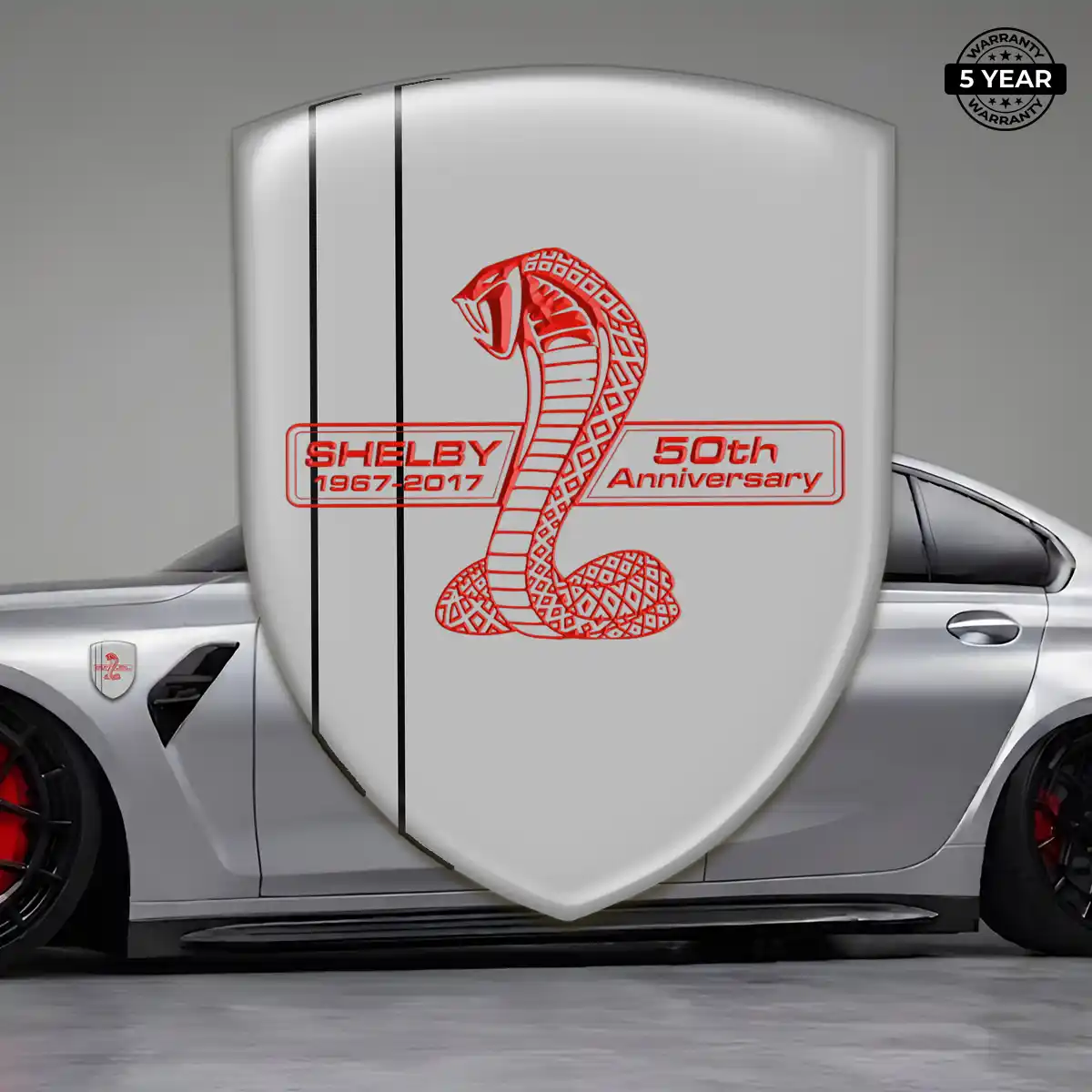 Ford Shelby Automotive Emblem Sticker Sleek Style