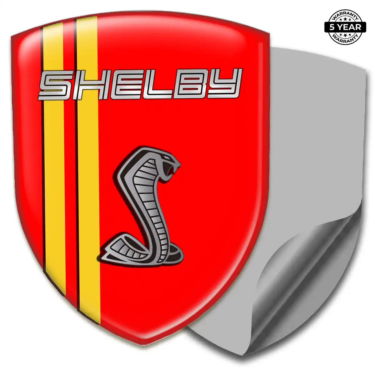 Ford Shelby Automotive Logo Sticker Refined Design