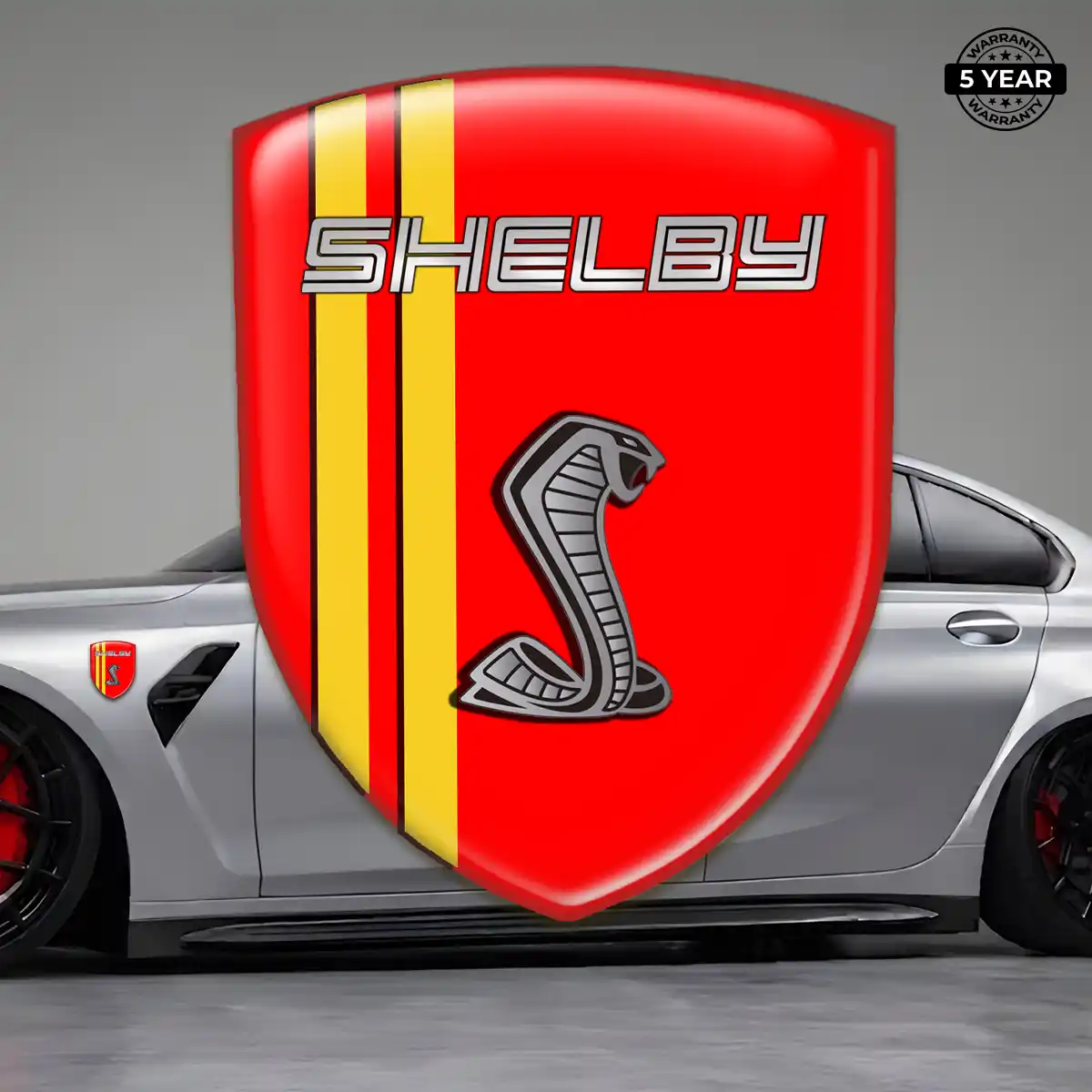 Ford Shelby Automotive Logo Sticker Refined Design