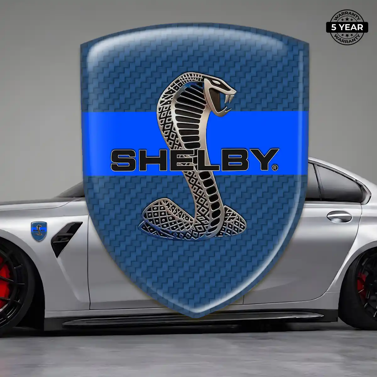 Ford Shelby Automotive Logo Sticker Sleek Style