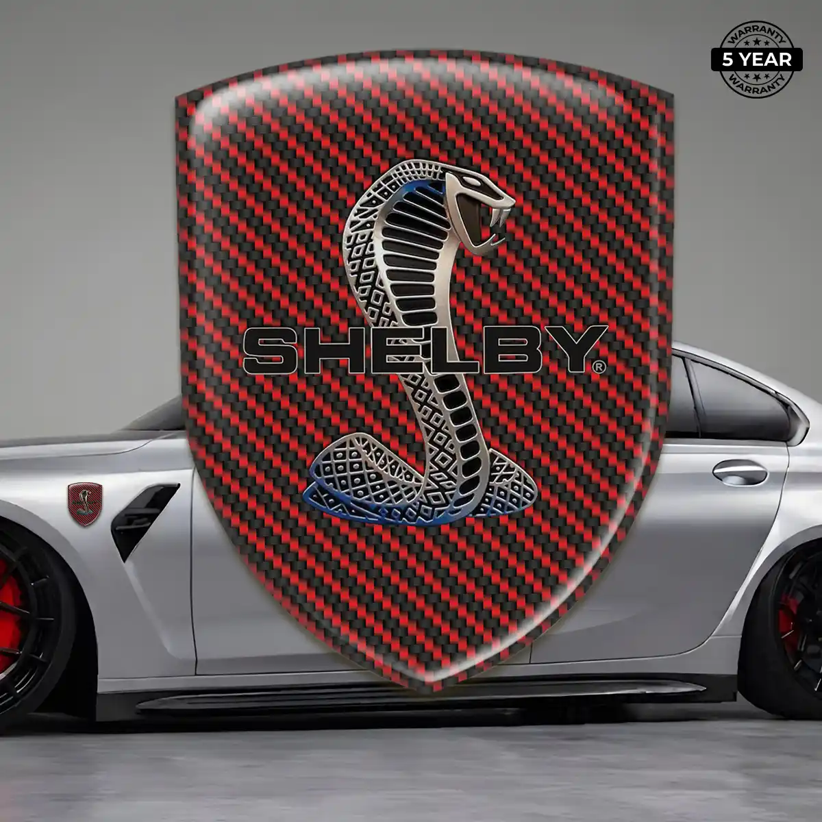 Ford Shelby Automotive Resin Decal Refined Design