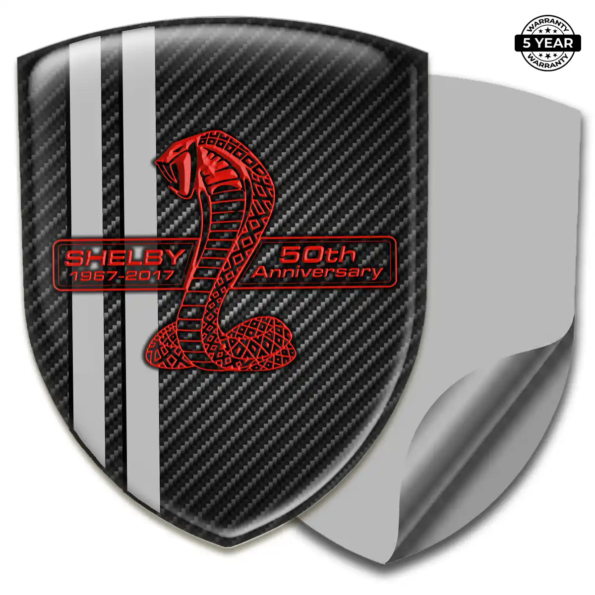 Ford Shelby Automotive Resin Decal Sleek Style