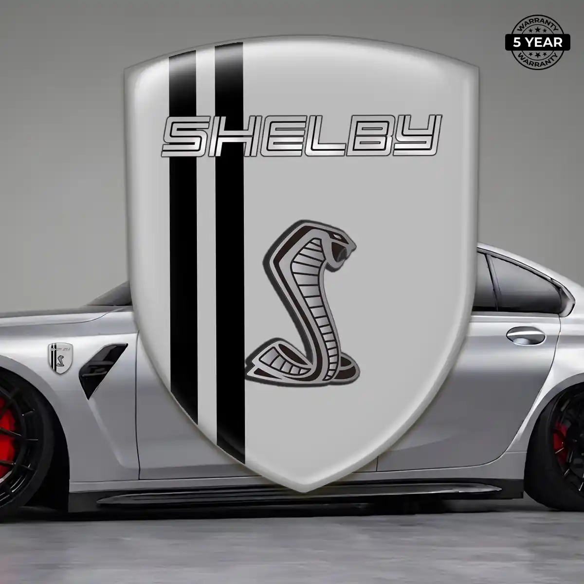 Ford Shelby Car Badge Sticker Refined Design