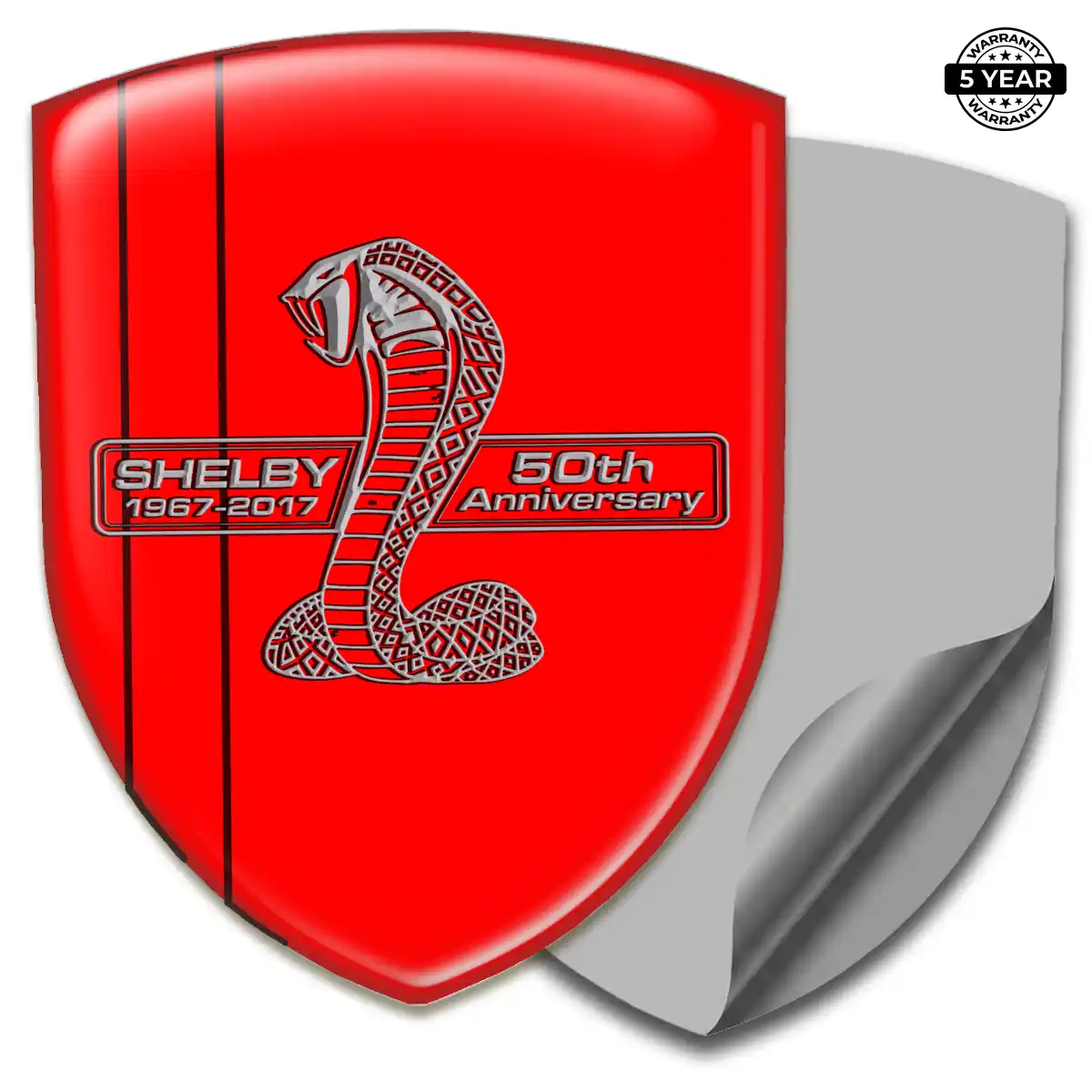 Ford Shelby Car Emblem Decal Sleek Style
