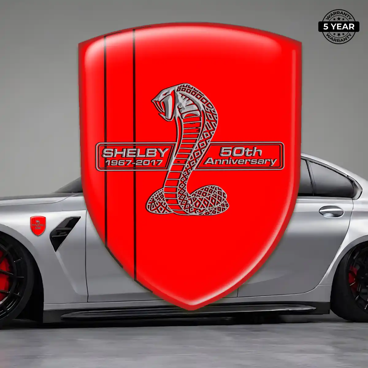 Ford Shelby Car Emblem Decal Sleek Style