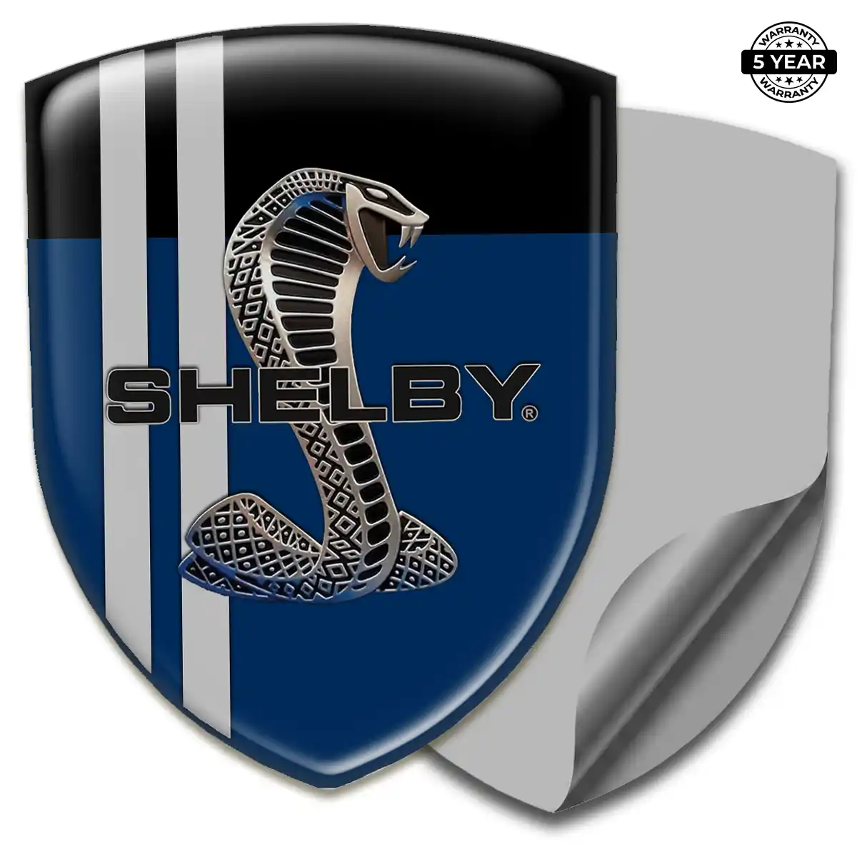 Ford Shelby Car Emblem Overlay Refined Design