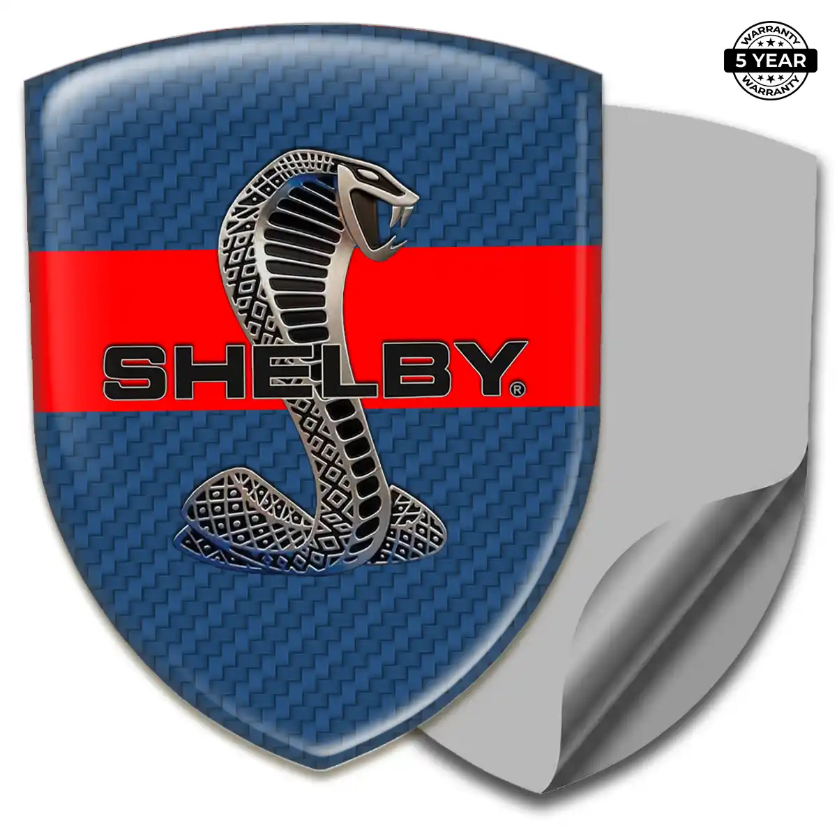 Ford Shelby Car Emblem Overlay Sleek Style