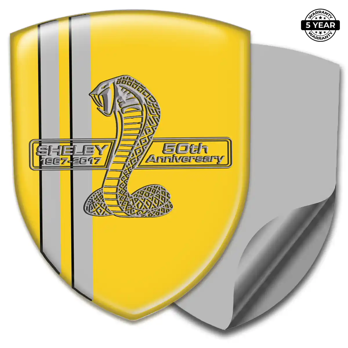 Ford Shelby Car Emblem Sticker Refined Design