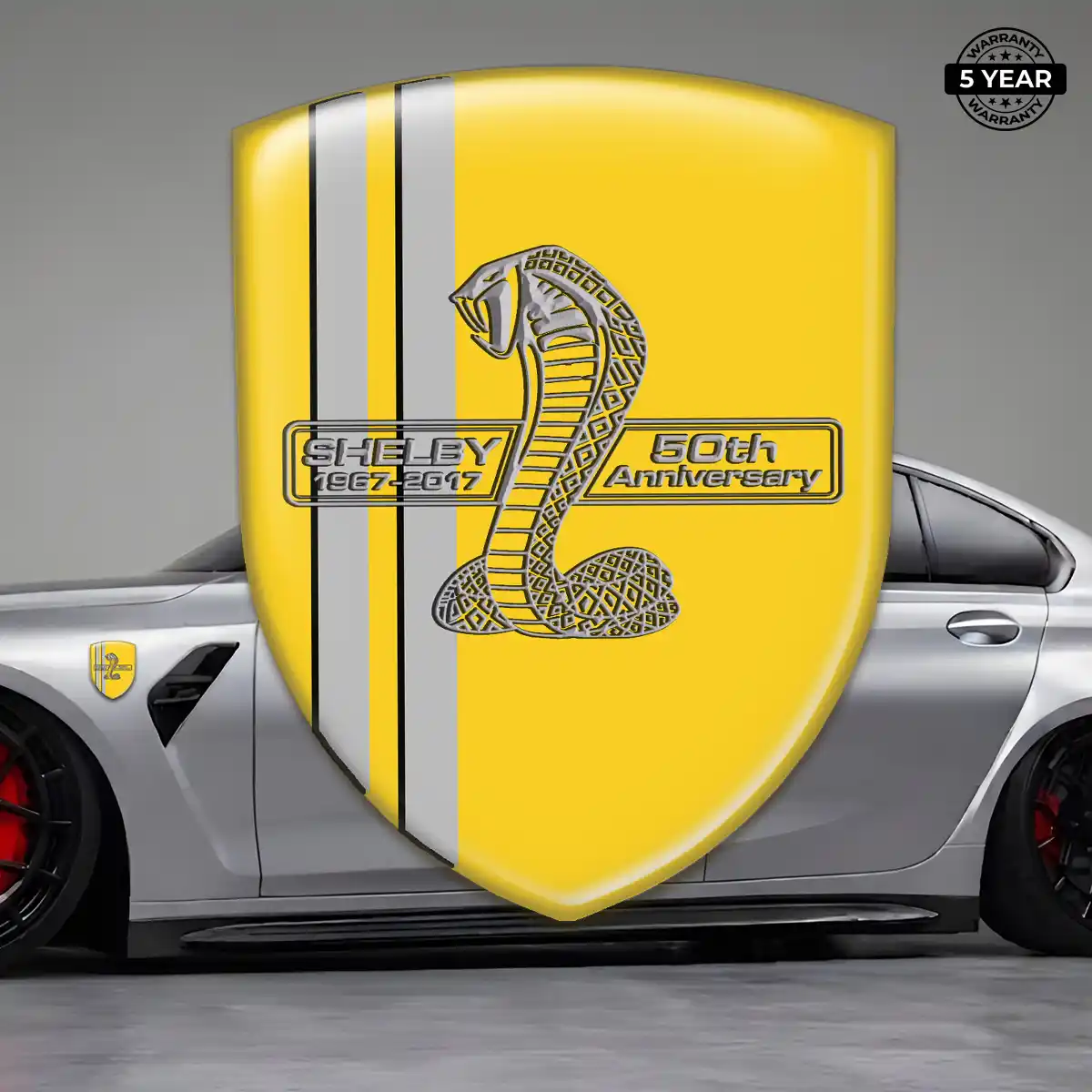 Ford Shelby Car Emblem Sticker Refined Design