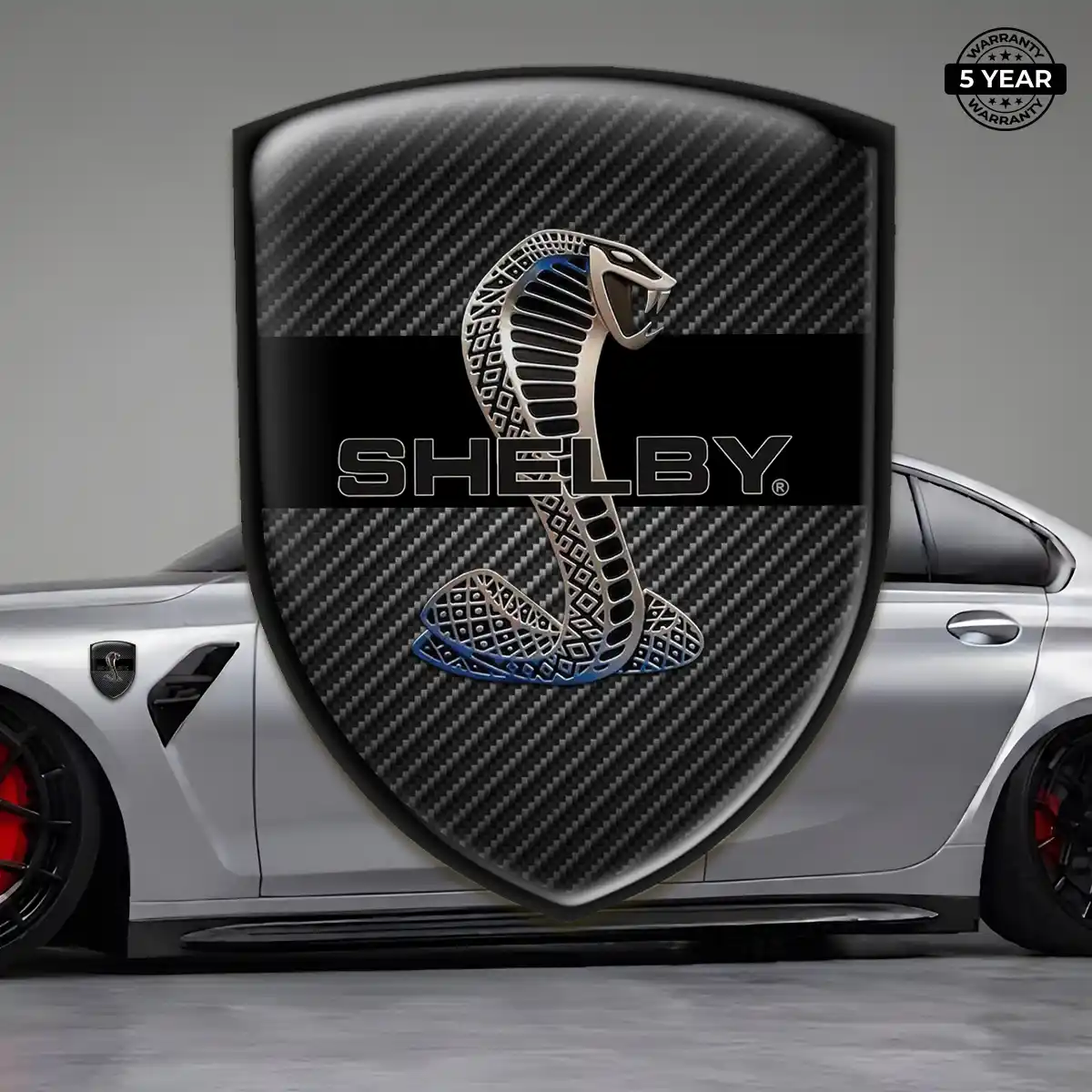 Ford Shelby Car Emblem Sticker Sleek Style