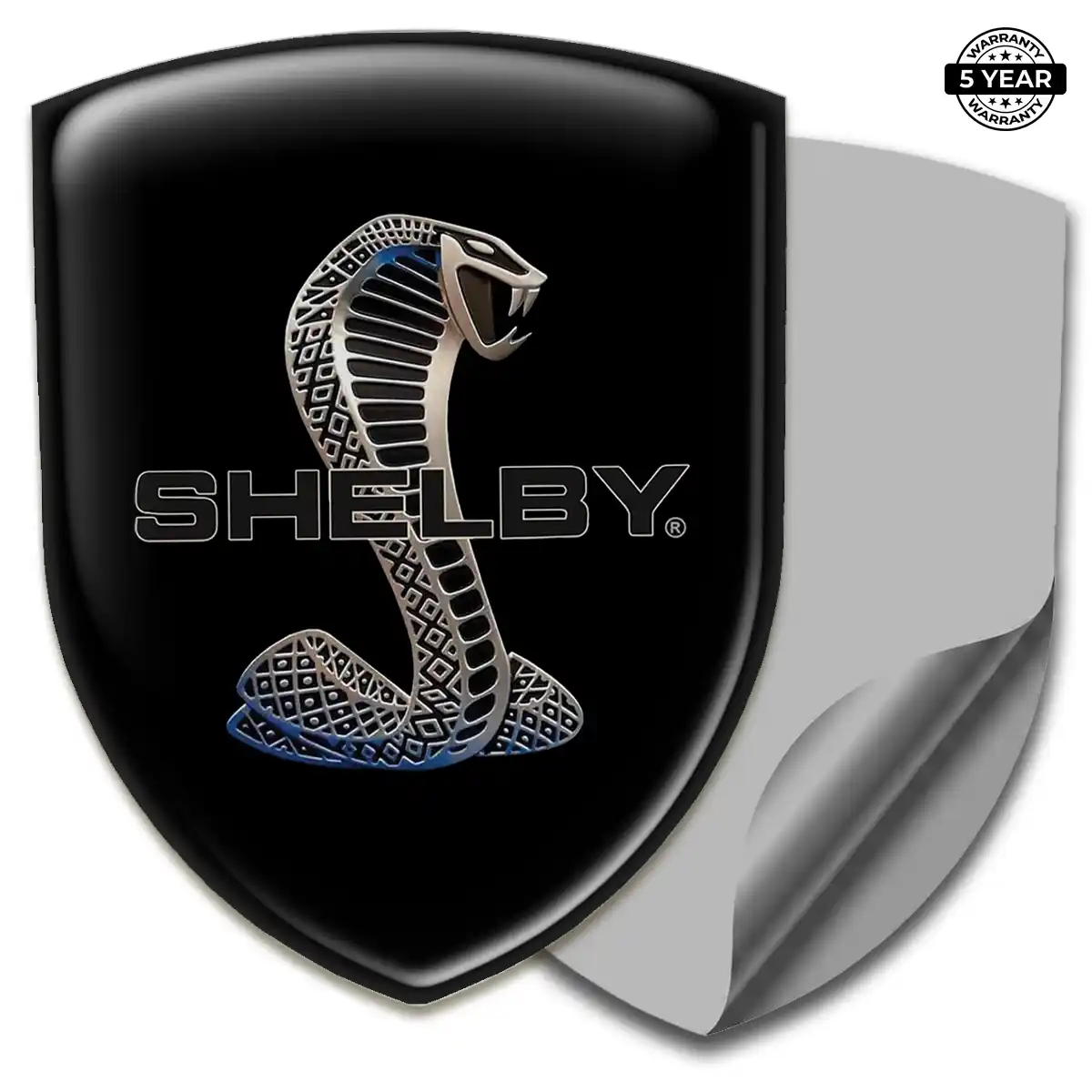 Ford Shelby Domed Car Sticker Sleek Style