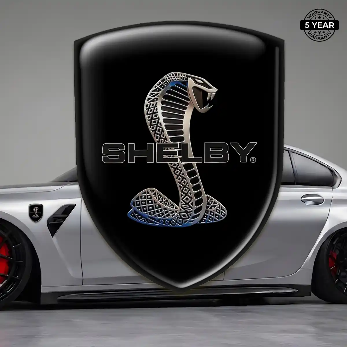 Ford Shelby Domed Car Sticker Sleek Style