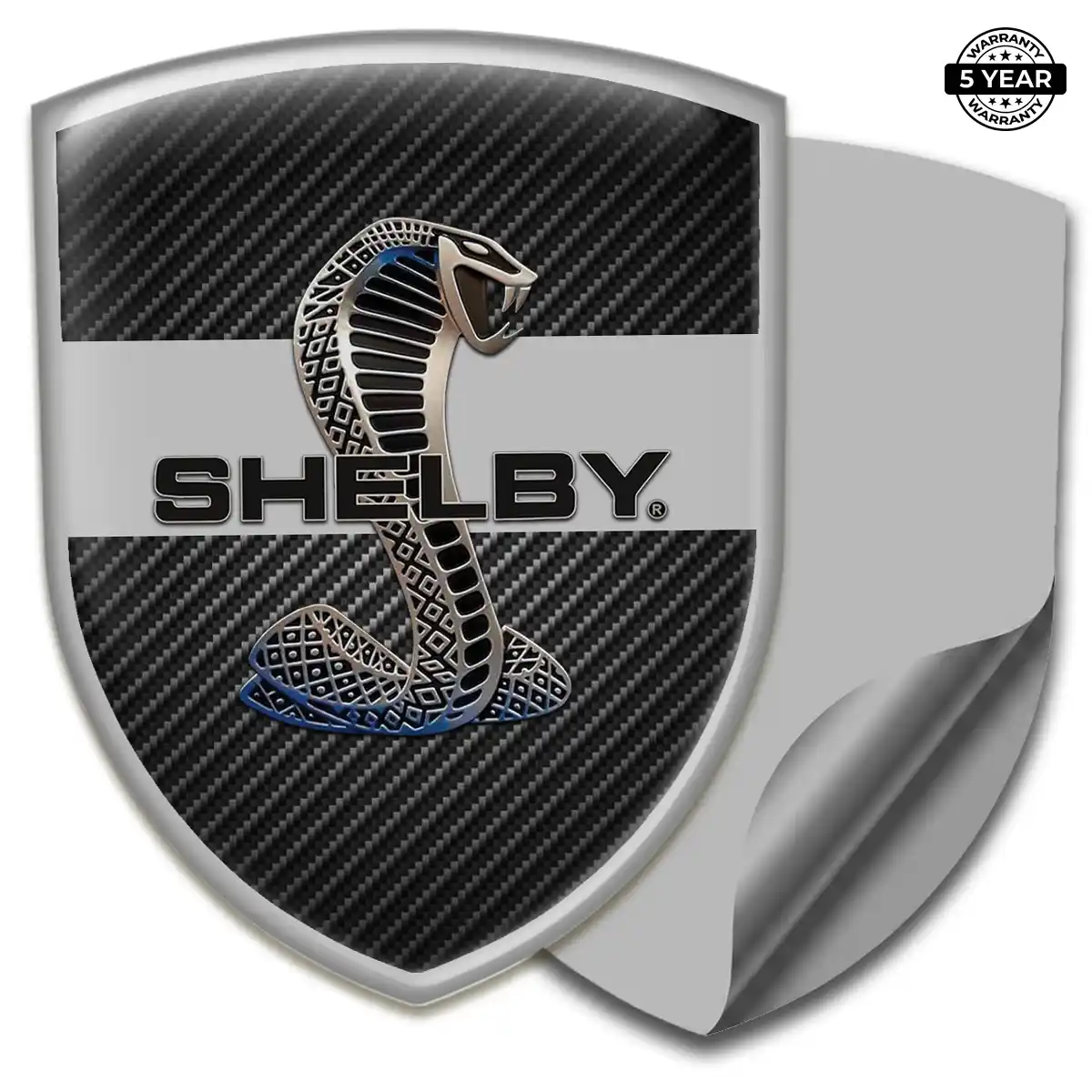 Ford Shelby Domed Decal Refined Design