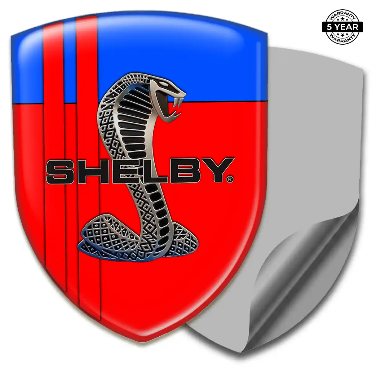 Ford Shelby Domed Decal Sleek Style