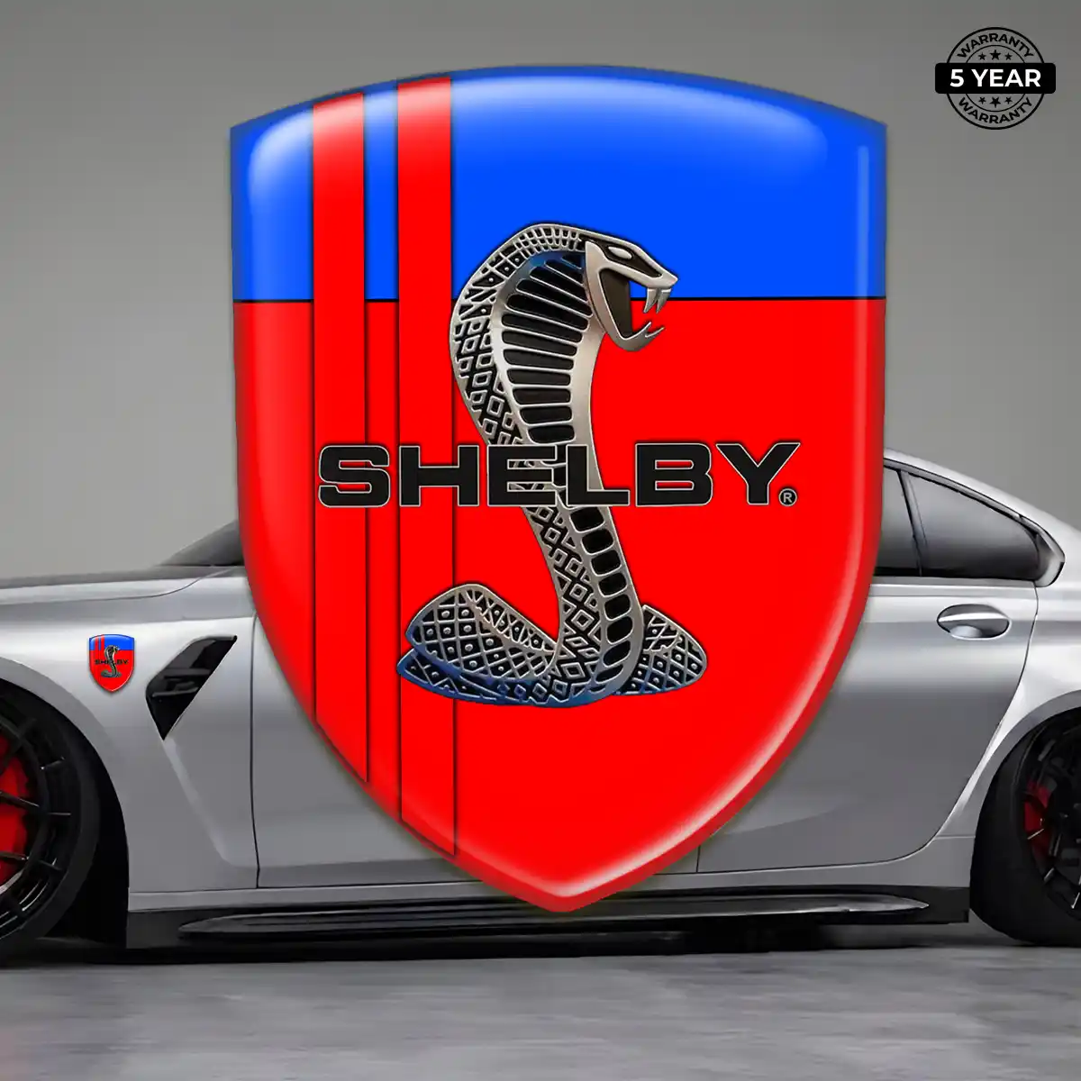 Ford Shelby Domed Decal Sleek Style
