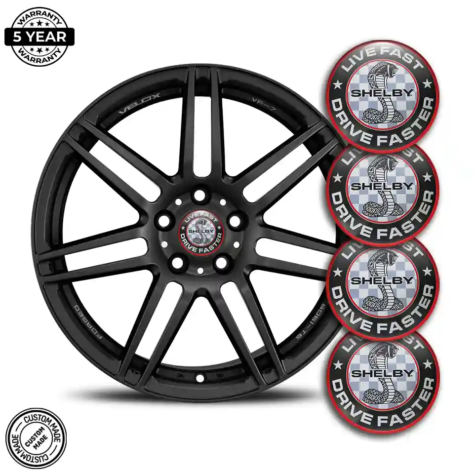 Ford Shelby Domed Emblem Self-Adhesive Lux Pro Edition