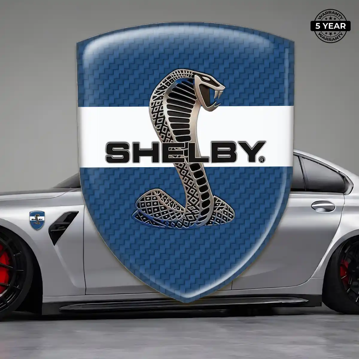 Ford Shelby Domed Emblem Sleek Style