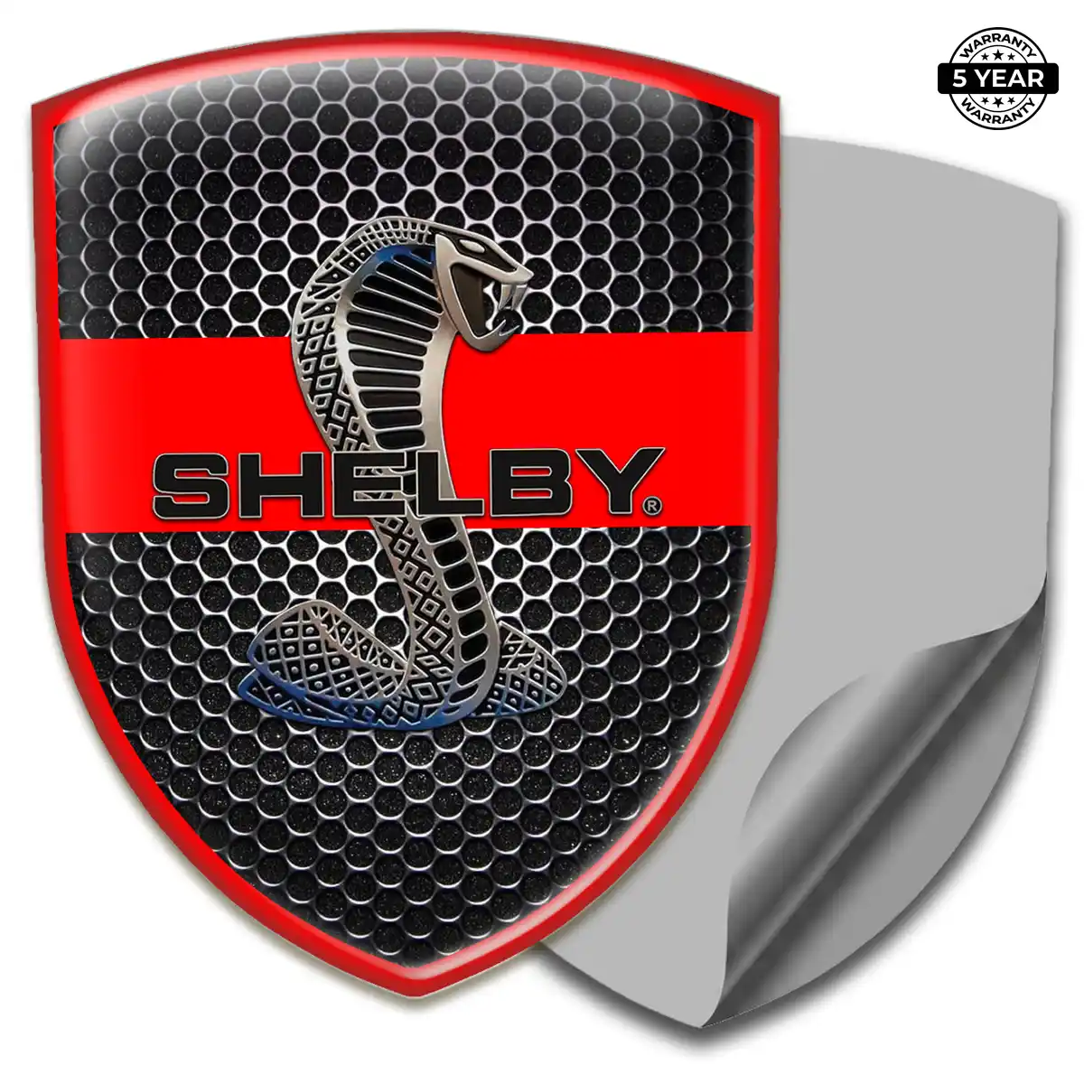 Ford Shelby Domed Logo Decal Sleek Style