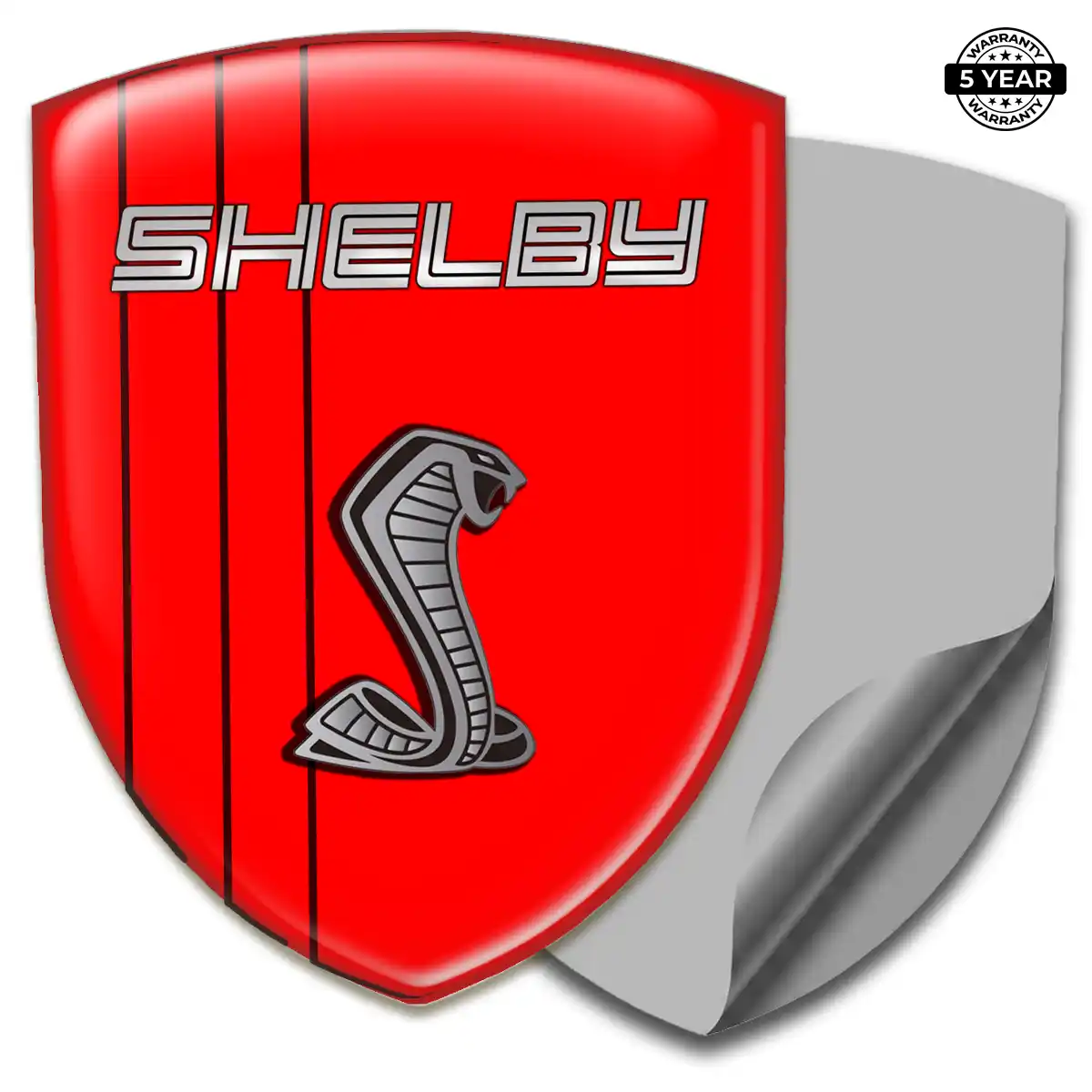 Ford Shelby Domed Logo Sticker Refined Design