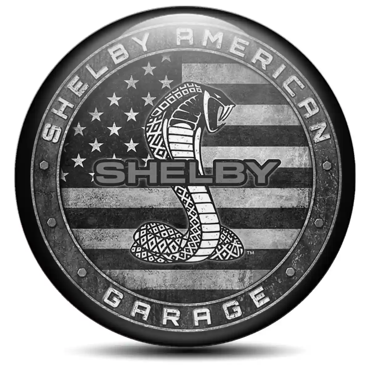 Ford Shelby Domed Sticker Self-Adhesive Lux Pro Edition