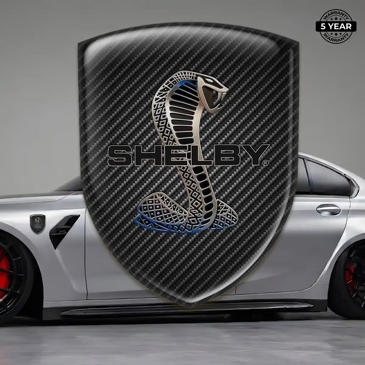 Ford Shelby Emblem Badge Logo Refined Design