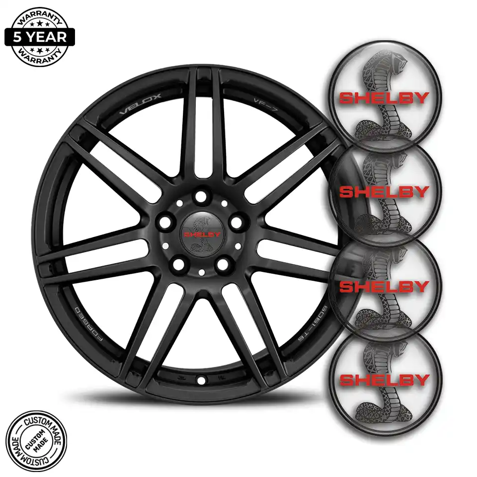 Ford Shelby Emblem Center Hub Cap Self-Adhesive High Quality