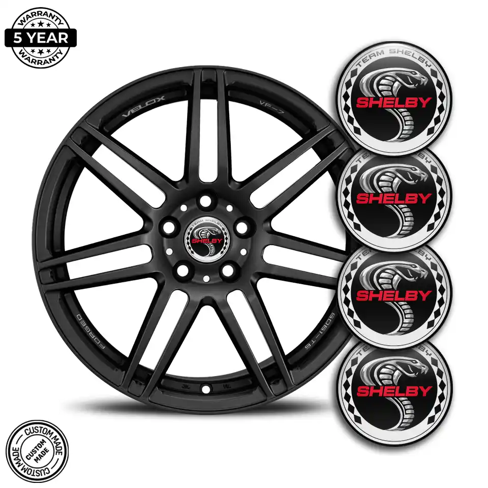 Ford Shelby Emblem Center Hub Cap Self-Adhesive Stylish Design
