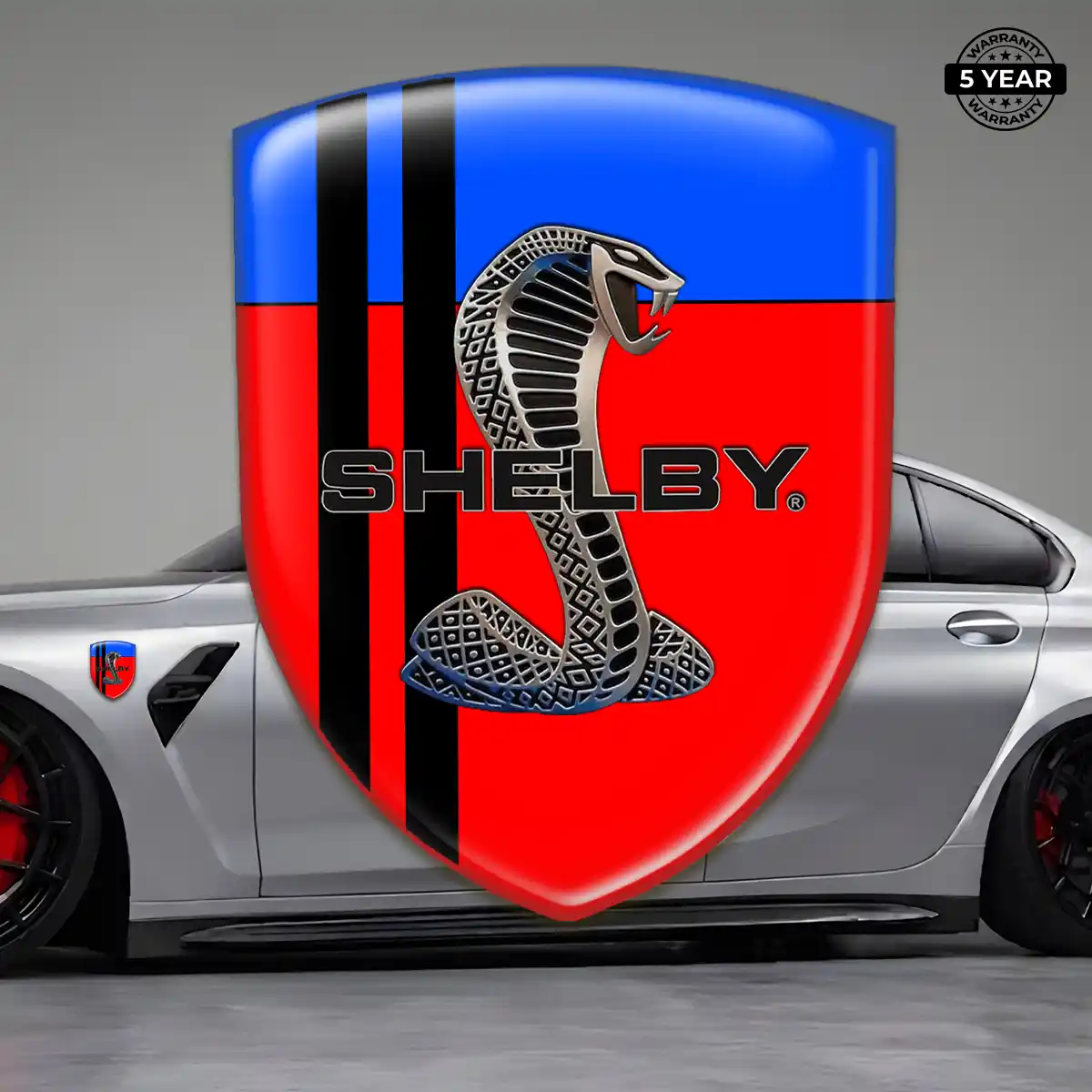 Ford Shelby Emblem Crest Refined Design