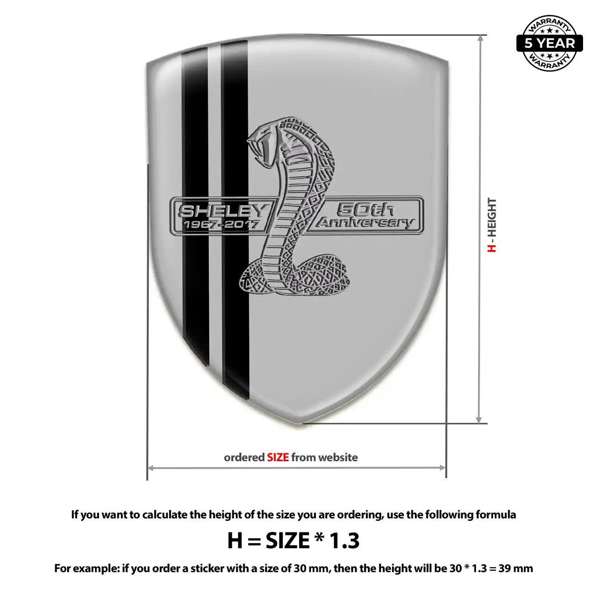 Ford Shelby Emblem Logo Refined Design