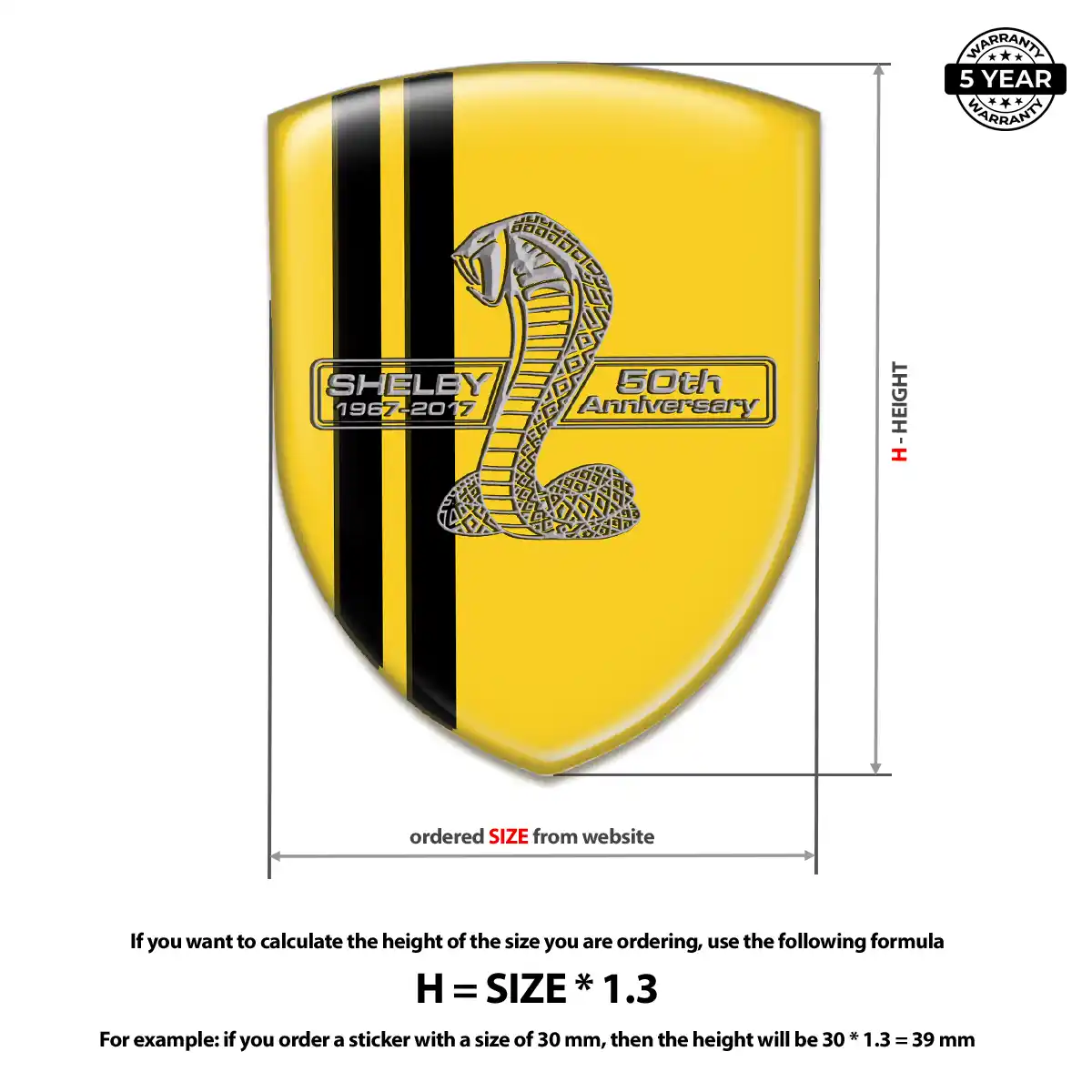 Ford Shelby Emblem Logo Sleek Style