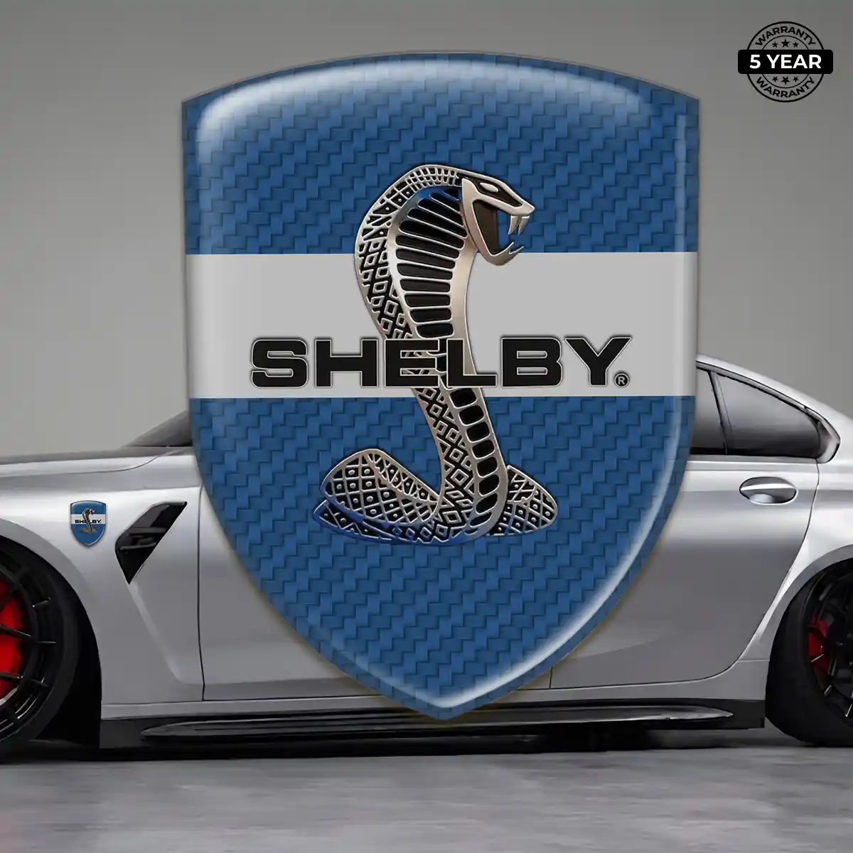 Ford Shelby Emblem Shield Sleek Style