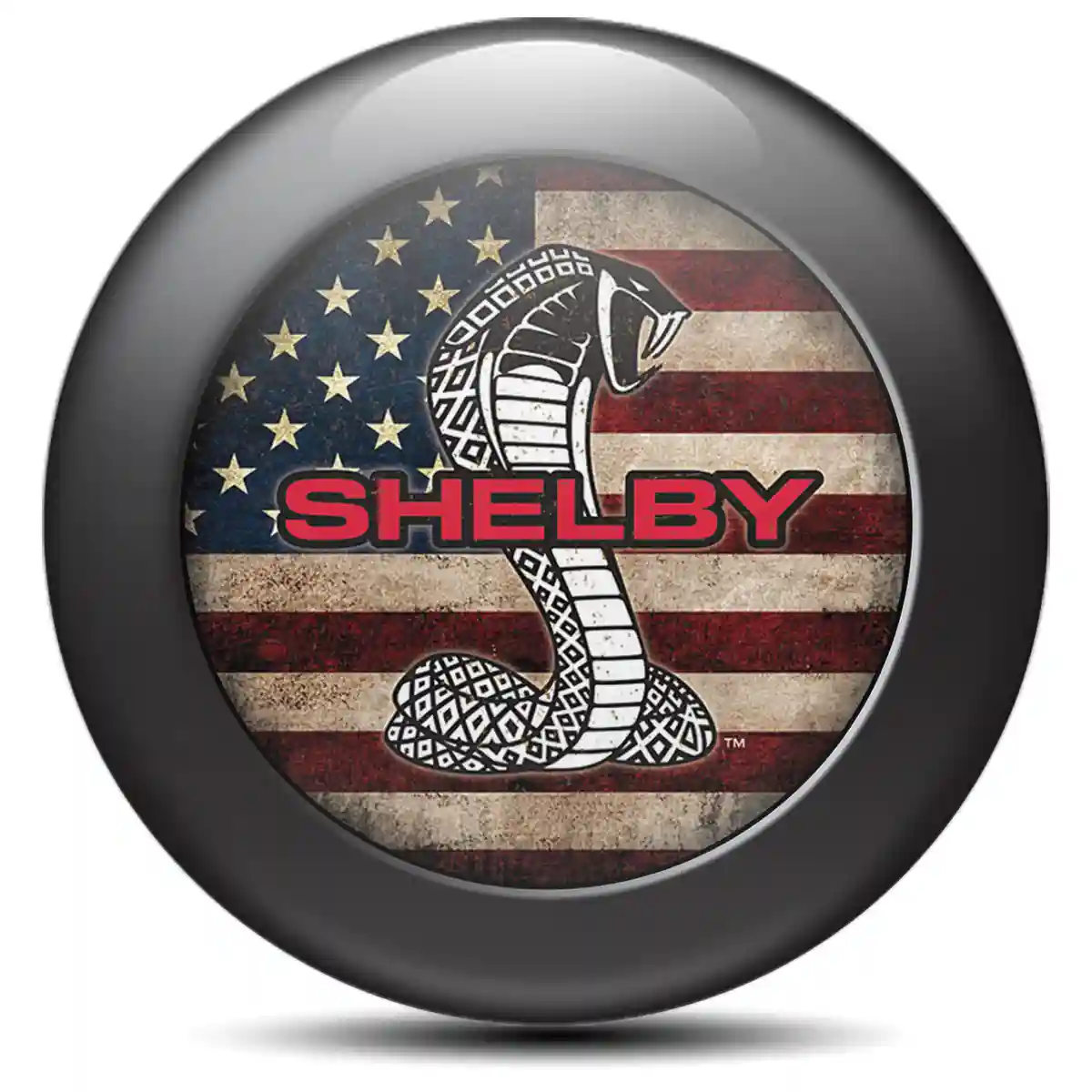 Ford Shelby Emblem Wheel Center Caps Lux Pro Edition