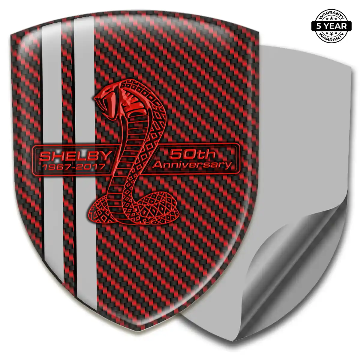 Ford Shelby Epoxy Domed Sticker Sleek Style