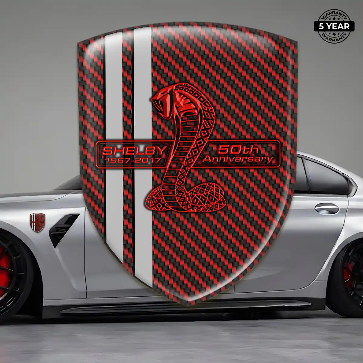 Ford Shelby Epoxy Domed Sticker Sleek Style