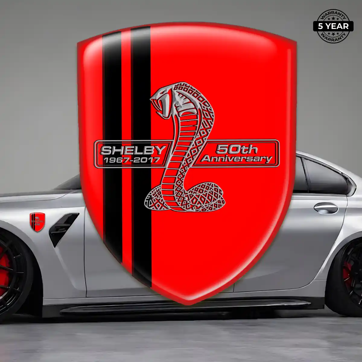 Ford Shelby Gel Badge Sticker Sleek Style
