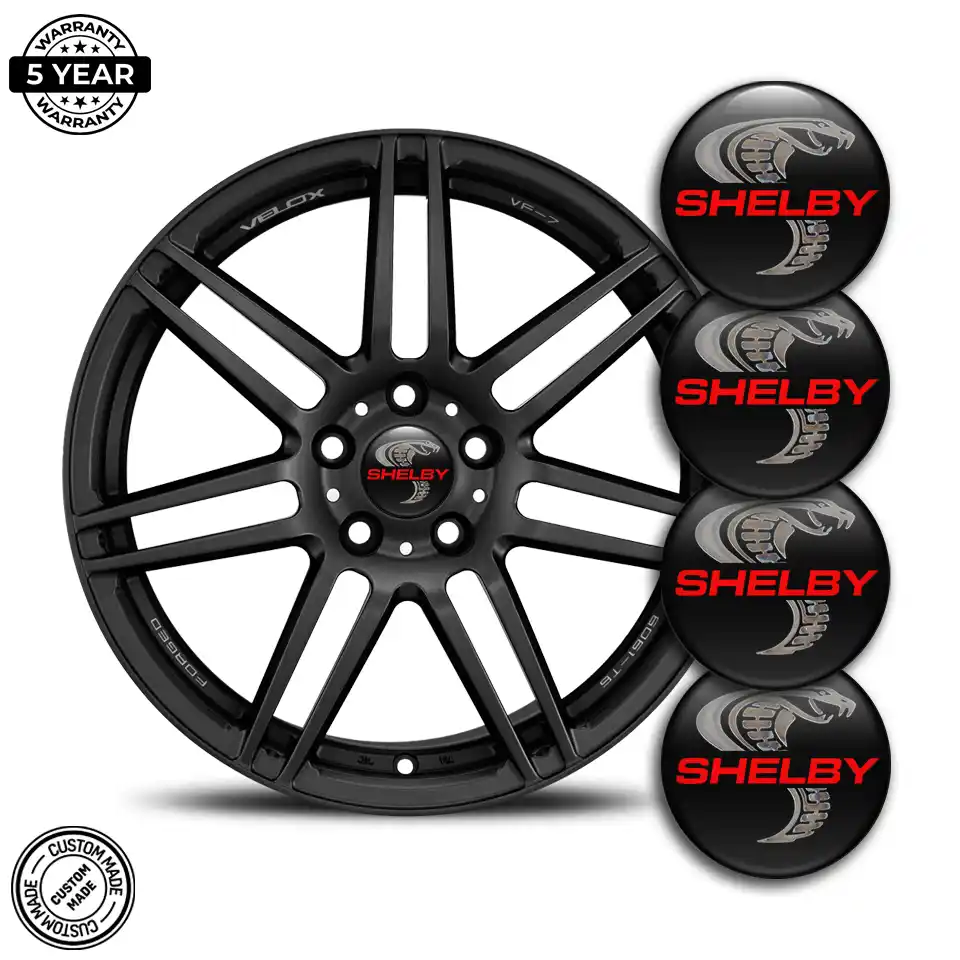 Ford Shelby Logo Silicone Badge High Quality