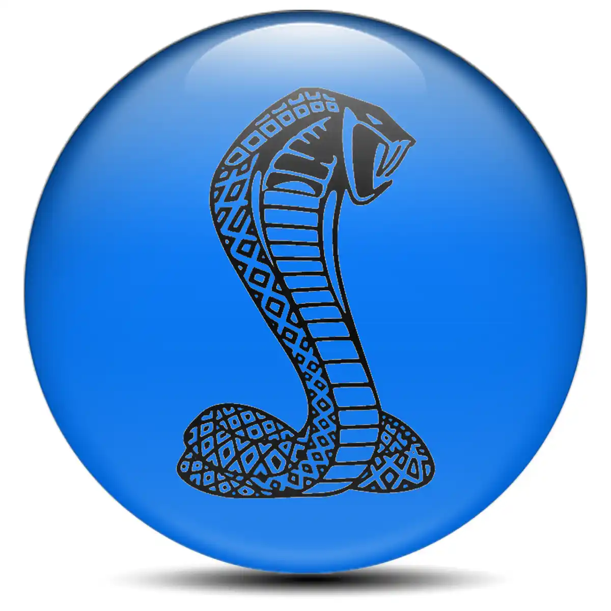 Ford Shelby Logo Silicone Badge Self-Adhesive Stylish Design