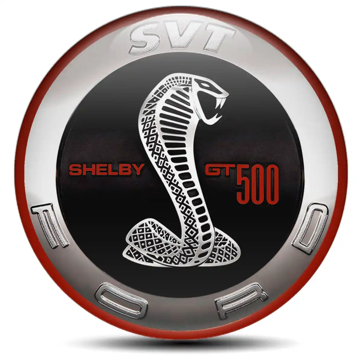 Ford Shelby Logo Silicone Emblem Self-Adhesive Stylish Design