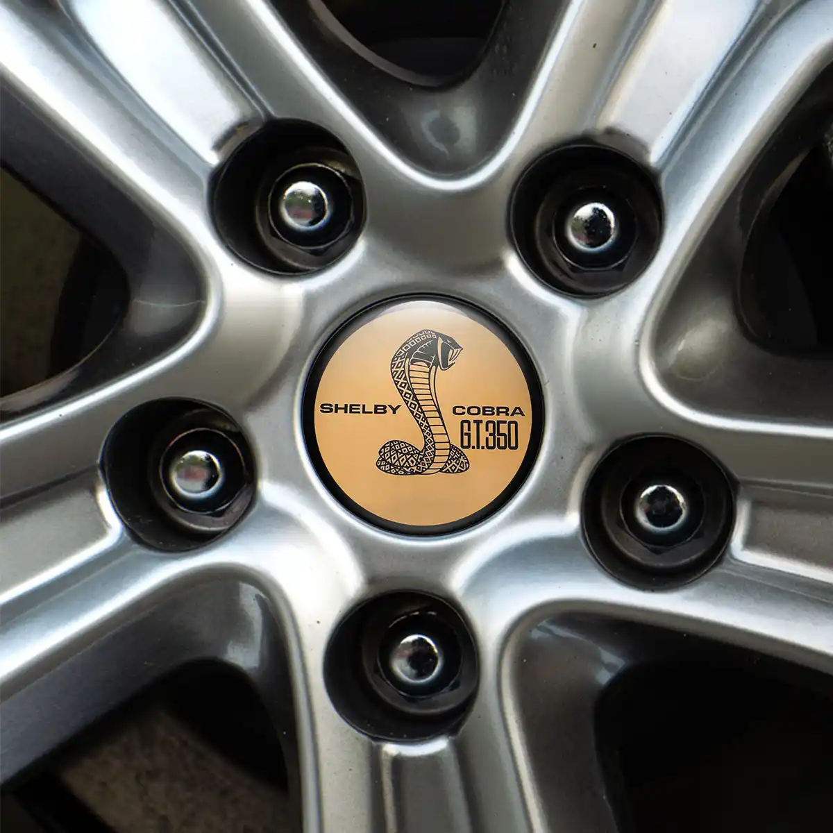 Ford Shelby Logo Silicone Sticker Self-Adhesive Stylish Design