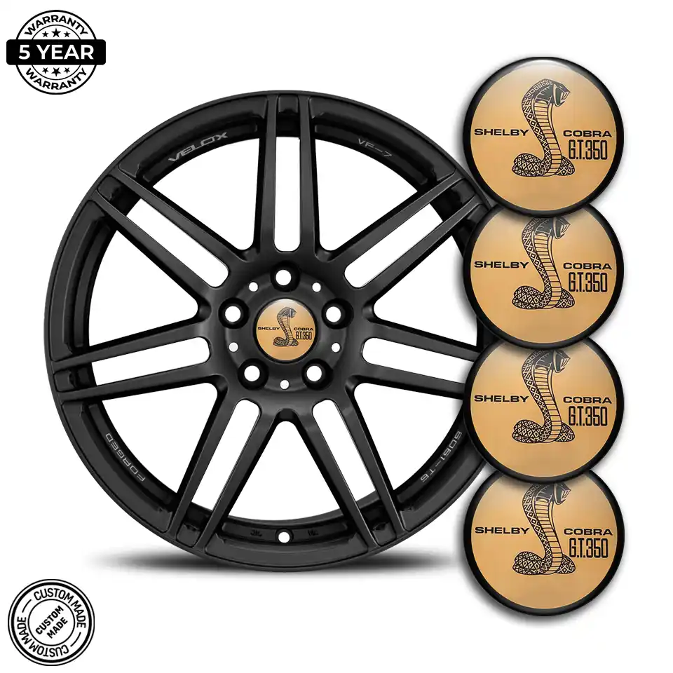 Ford Shelby Logo Silicone Sticker Self-Adhesive Stylish Design