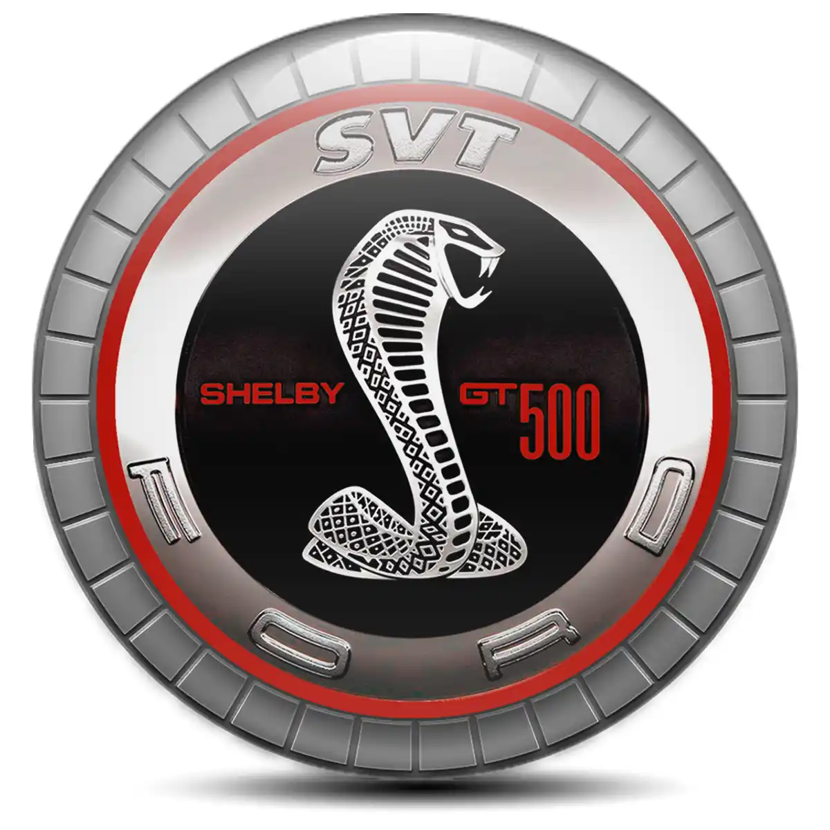 Ford Shelby Logo Silicone Sticker Stylish Design