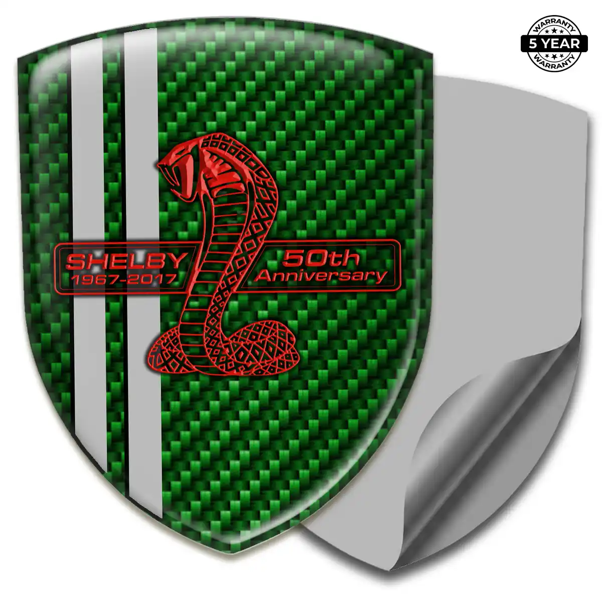 Ford Shelby Polyurethane Domed Sticker Sleek Style