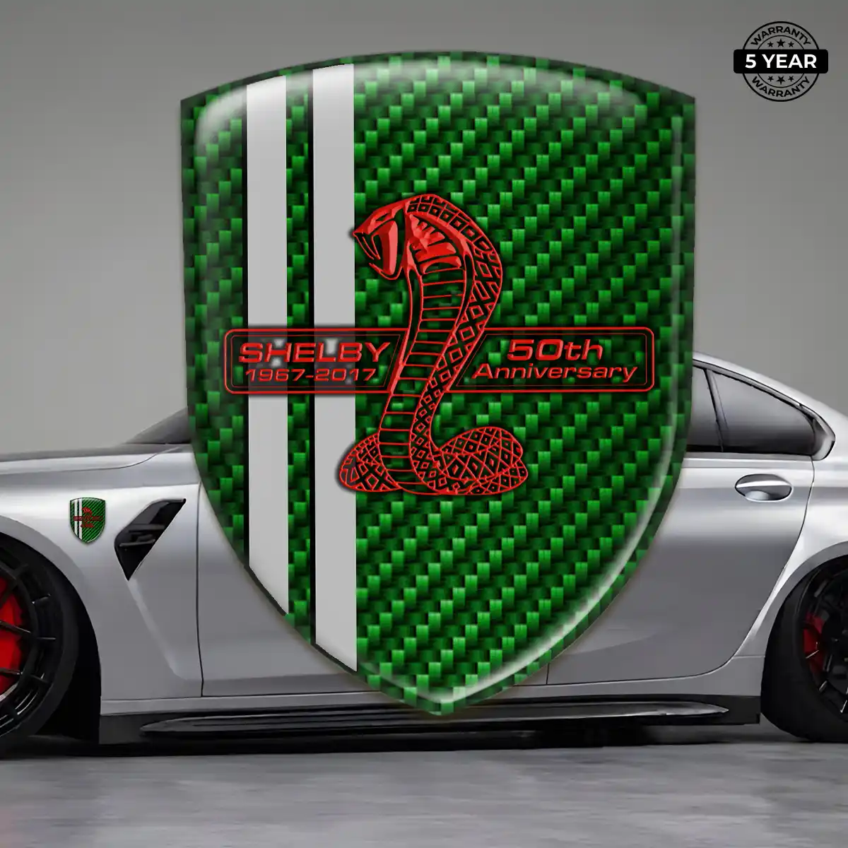 Ford Shelby Polyurethane Domed Sticker Sleek Style