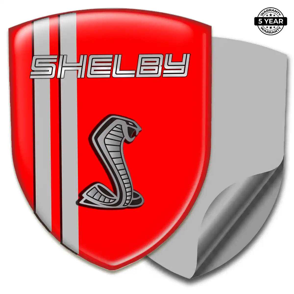Ford Shelby Resin Badge Sticker Refined Design