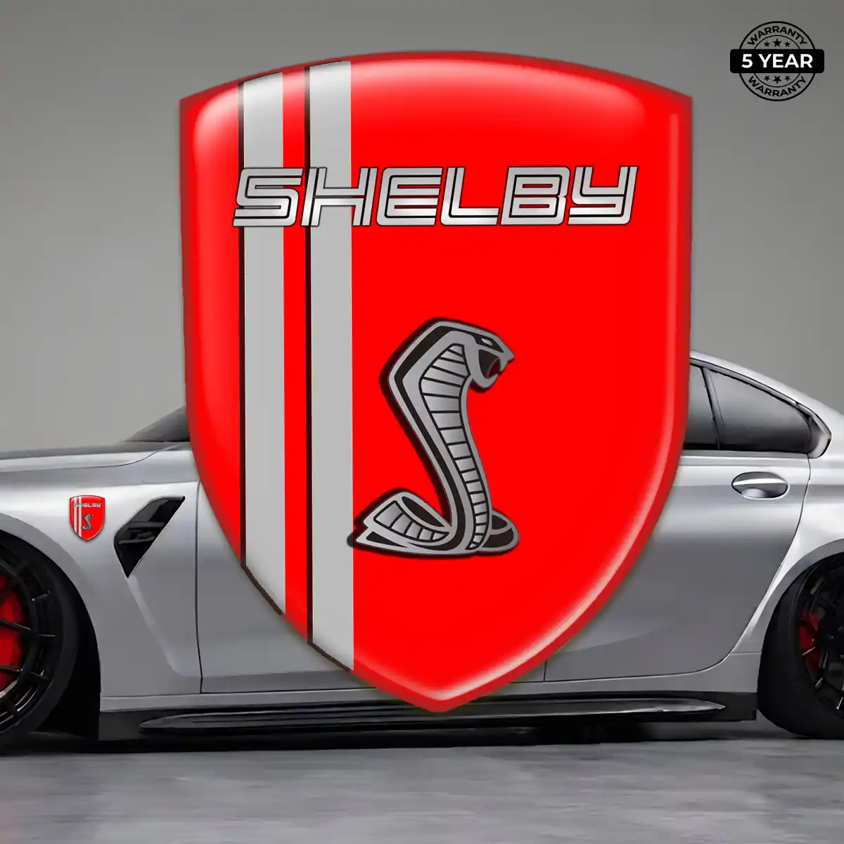 Ford Shelby Resin Badge Sticker Refined Design