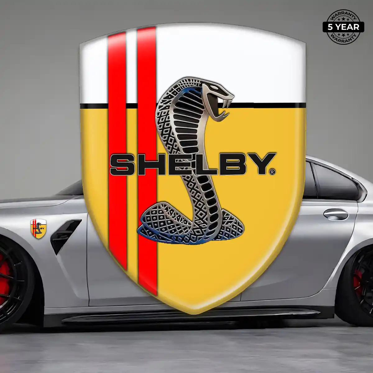 Ford Shelby Resin Domed Sticker Refined Design