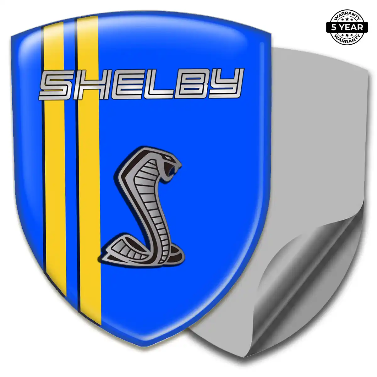 Ford Shelby Resin Emblem Sticker Refined Design