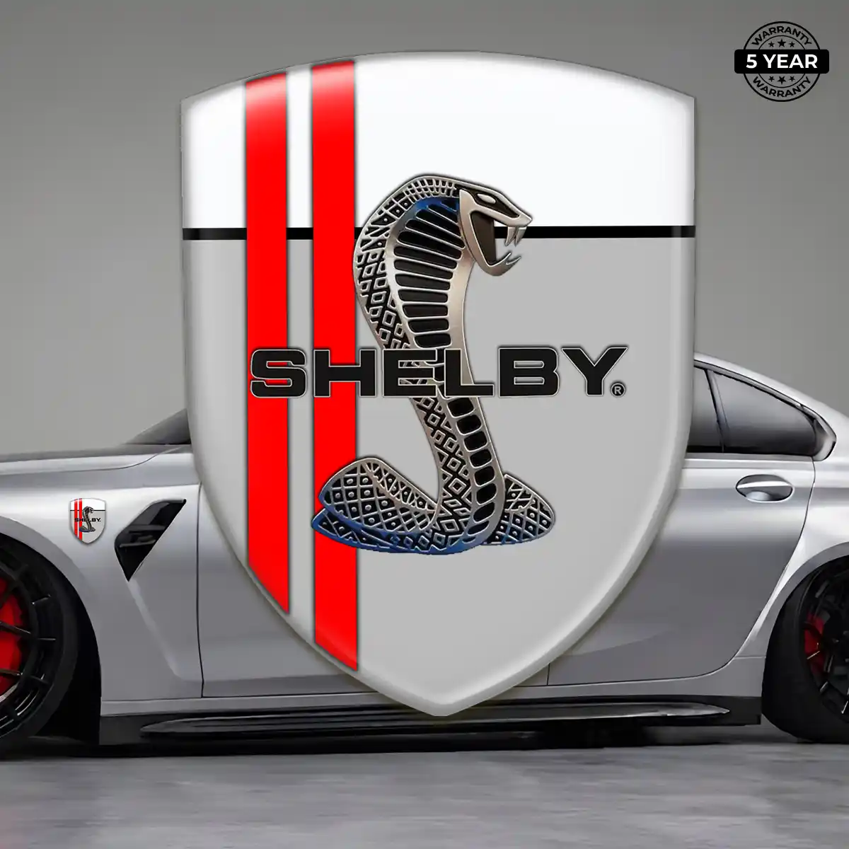 Ford Shelby Resin Emblem Sticker Sleek Style