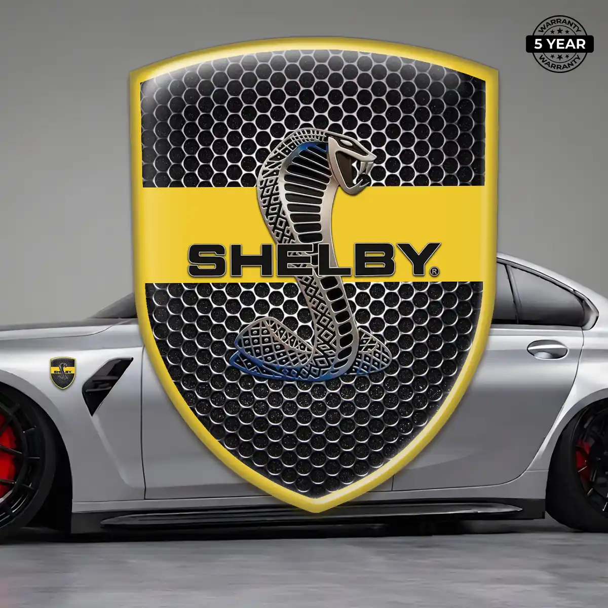 Ford Shelby Silicone Badge Refined Design