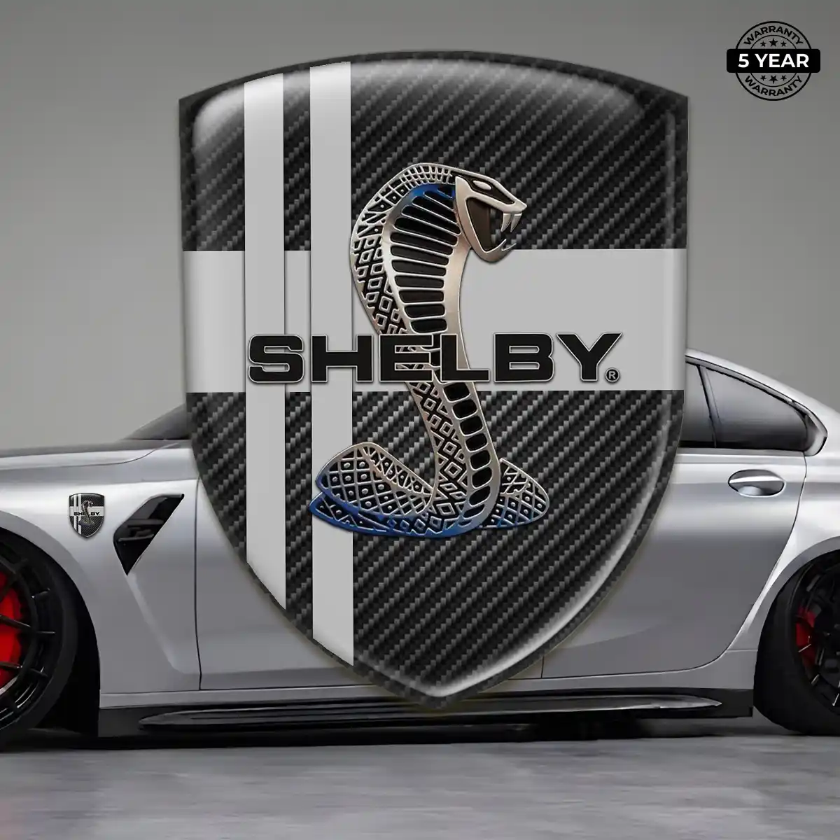 Ford Shelby Silicone Emblem Sleek Style